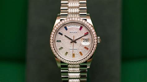 rolex day date 36 rainbow.